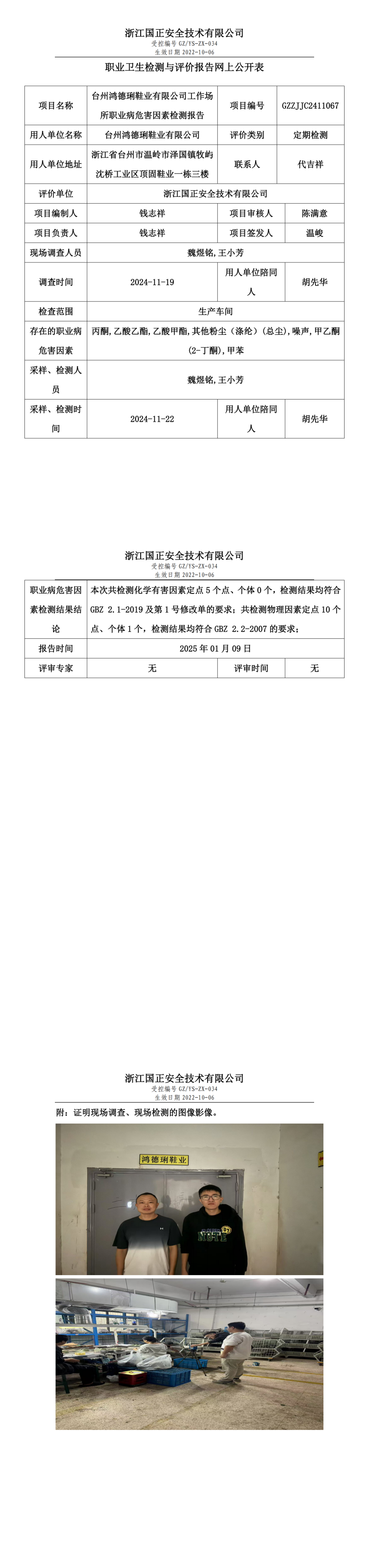 台州鸿德琍鞋业有限公司工作场所职业病危害因素检测报告网上公开信息表.png